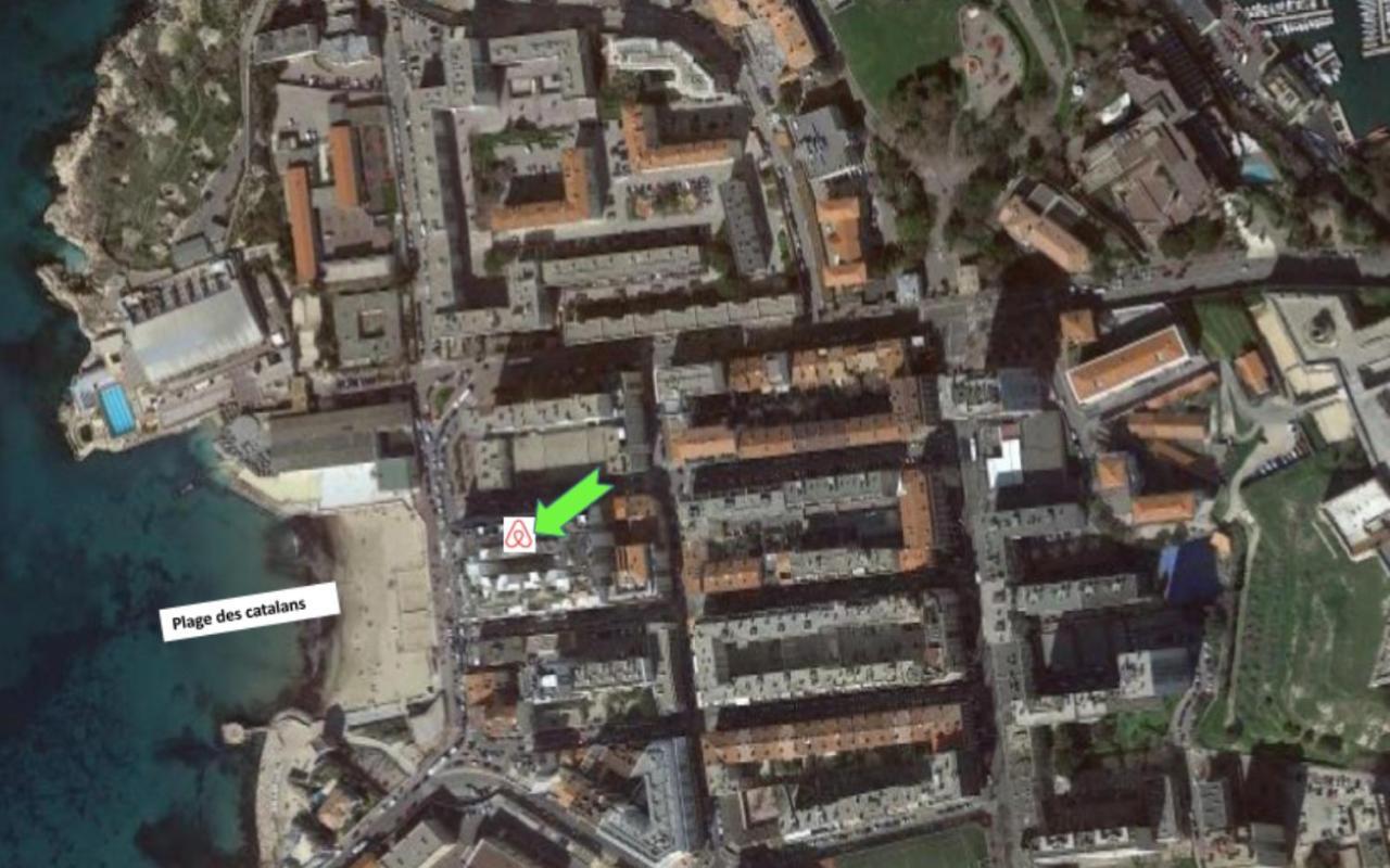 "Le Suez" Appartement Au Bord De Mer Catalans-Pharo Marseille Exteriér fotografie